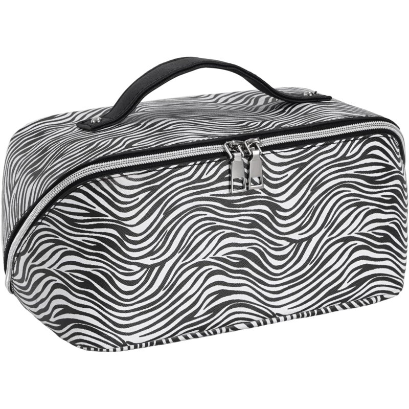 Trousse de voyage pour femme avec trousse de maquillage en polyuréthane