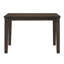 Table de hauteur comptoir classique avec mobilier de salle à manger carré en bois amovible