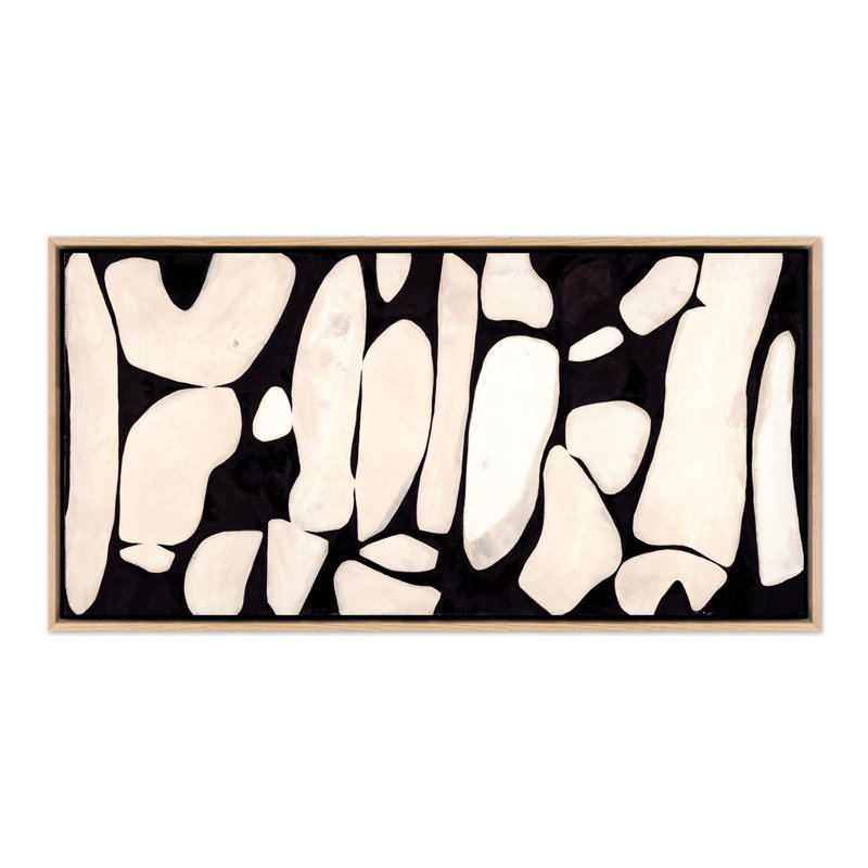 Possibility Painting by Jess Engle, White Oak Framed, 30.5" H x 60" W