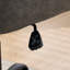 Cuir artificiel, similicuir, base noire, hauteur réglable, convient au bureau, à la chambre à coucher, à la coiffeuse et à d'autres environnements. Une chaise de bureau gris-1470000771