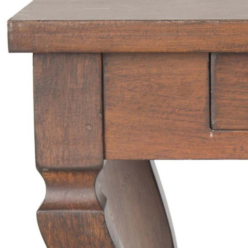 End Table with Storage, Brown