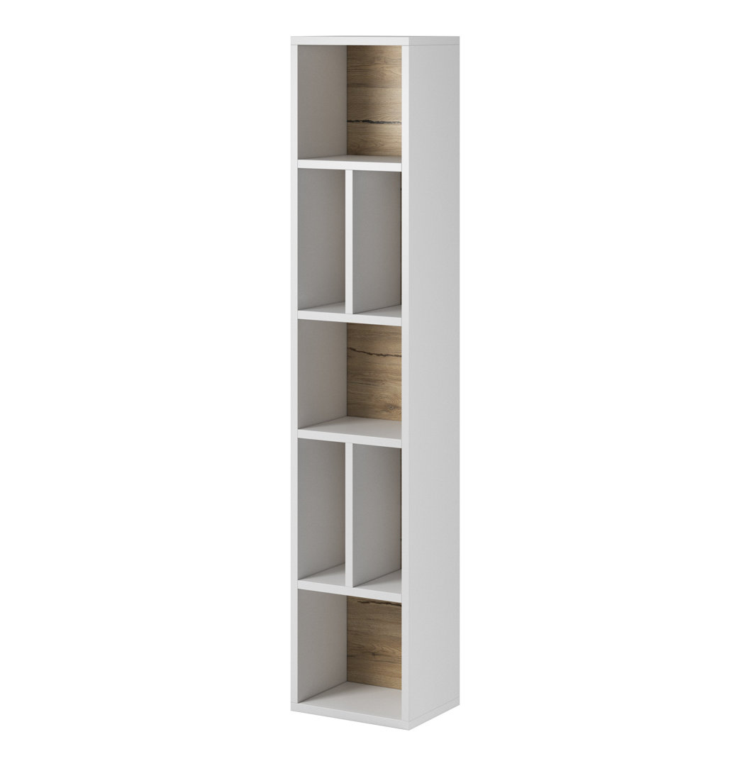 Lekethia 159cm H x 32cm W Standard Bookcase