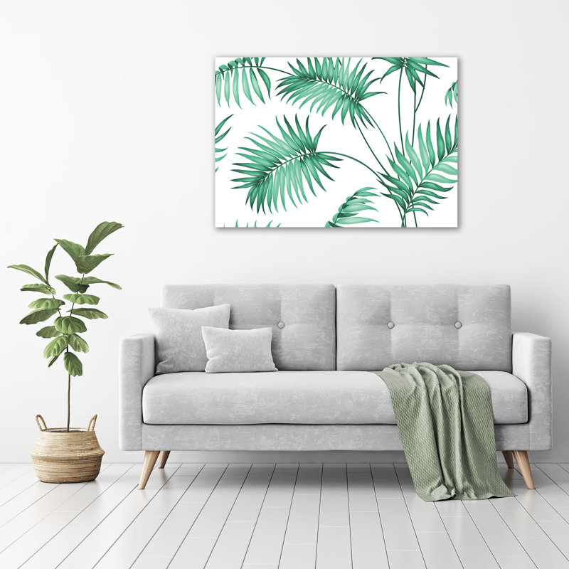 Tropical Leaves - Wrapped Canvas Print