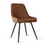 Ensemble de salle à manger pour 6 personnes avec chaises rembourrées en similicuir et table rectangulaire Bhagirath-246807439-246807432