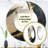 Black And Gold Abstract Meditation III - Abstract Painting Large Mirror, Beige Round Unique Wall Mirror Decor, Printed Metal Art-99622410