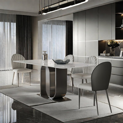 Ensembles de table de salle à manger familiale légère et luxueuse