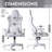 Velvet Memory Foam Gaming Chair-1788780657