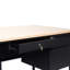 Bureau à simple caisson 60 po Cambridge avec 3 tiroirs verrouillables Cambridge-97876648