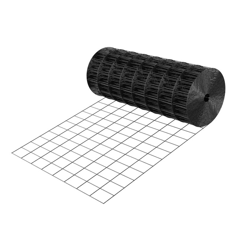 Tissu de quincaillerie enduit de vinyle robuste - Rouleau de treillis métallique galvanisé 24 po x 25 pi pour clôture de jardin et cage à lapin