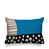 Turquoise / noir / blanc cassé