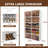 Shoe Rack,Expandable Multi-Functional Shoe Cabinet with Door, Up to 40 Pairs of Shoes.-1793673269