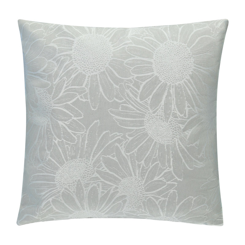 Housse de coussin carré, Blanc, 18 po x 18 po