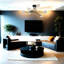 Plafonnier moderne avec luminaire (6 ampoules G9 incluses)