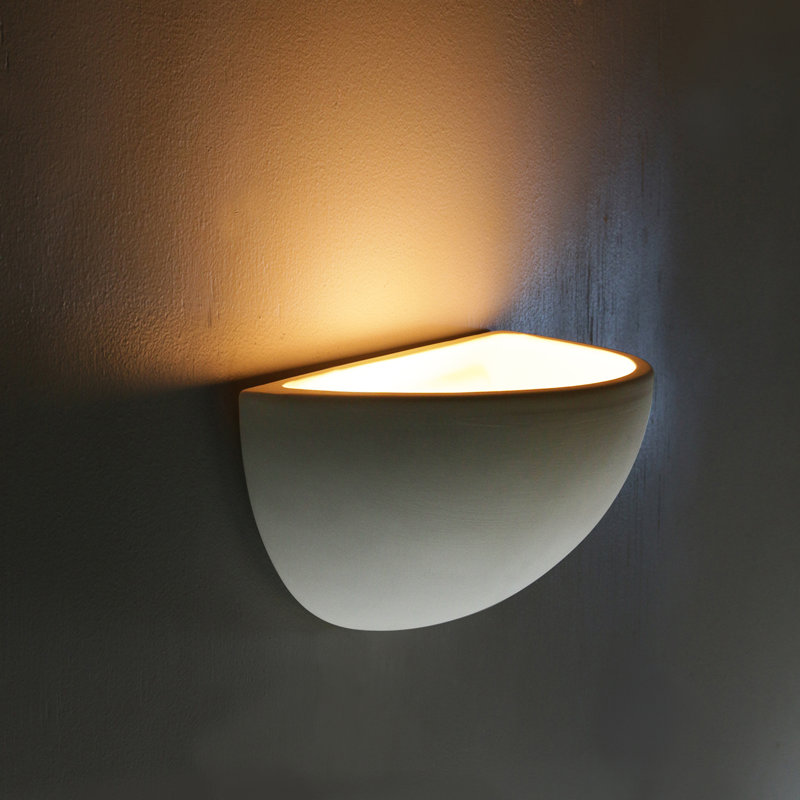 Nisse Ceramic Half Moon, Paintable Bisque
