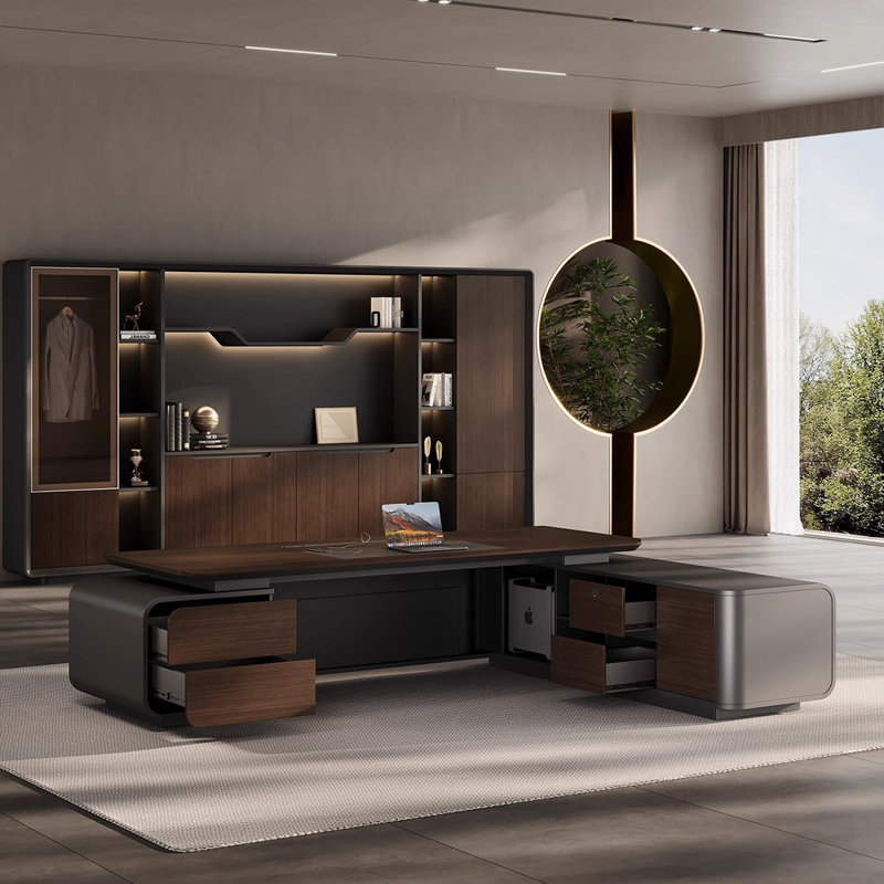 Bureau de direction en L 110,24 po