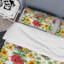 Ensemble de housse de couette hibiscus et roses designart-35229402