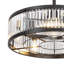 Ventilateur de plafond Heleena de 28 po à profil bas, avec cage, éclairage et télécommande-690725037