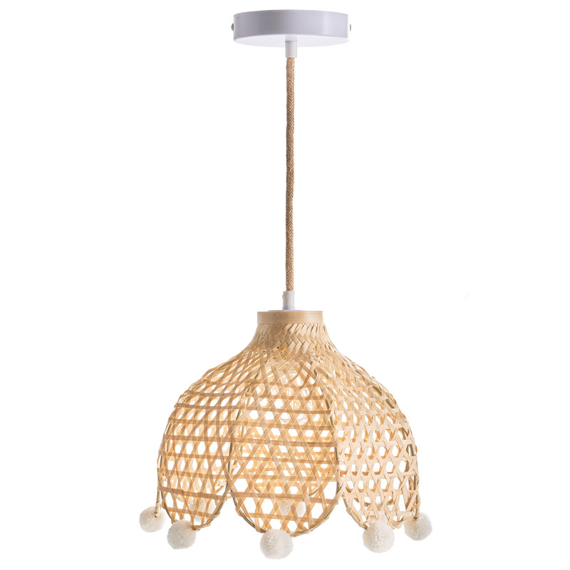 1 - Light Matte Drum Pendant