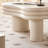 Cream style minimalist coffee table