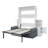 Full Size Wall Murphy Bed With Sofa And Storage Cabinets, Space-Saving Wall Bed For Home Office & Guest Room-716279315