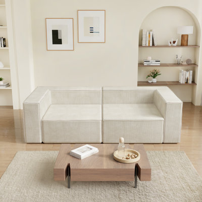 2 Seater Corduroy Sofa