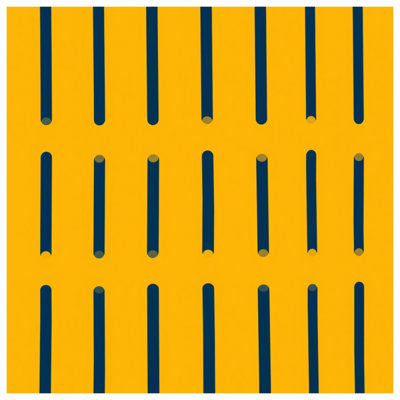Yellow Blue Vertical Lines Quilted Bedspread All Sizes