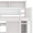 Heribert Wood Twin Size Loft bed with Multiple Storage Shelves and Wardrobe-7512206