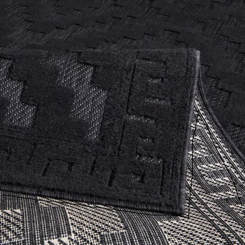Geometric Area Rug, Rectangle 200 x 290 cm