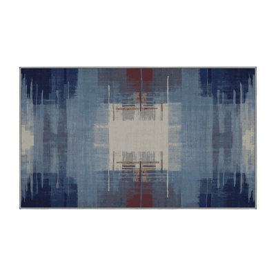 Machine Washable Gray Area Rug