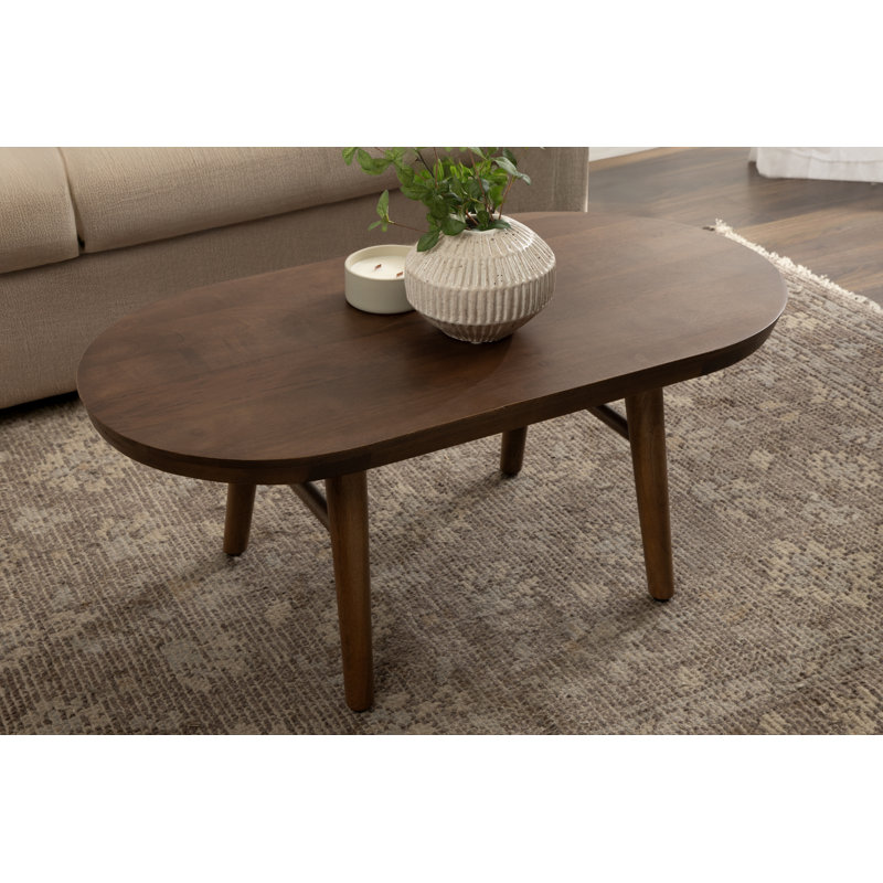 Table basse de salon Berenike, Noyer brun