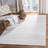 Crelake Hand Tufted Wool And Cotton With Latex Chevron Rug-1447027469