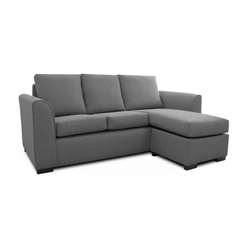 Celis 3 Seater Sofa & Chaise, Charcoal