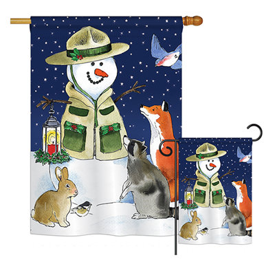 Sellers Double Sided Polyester Animal Flag Set