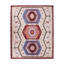 Tapis d'intérieur multicolore fait à la main en soie et laine-1968243148