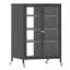 Armoire de rangement multimédia à roulettes de 35,8 po de hauteur