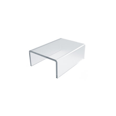 Clear Acrylic Riser Pedestal Display 5.5"W x 4"D x 2"H, 4-Pack