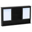 Armoire à pharmacie murale 60 po avec portes à double miroir, tablettes réglables, rangement ouvert, charnières à fermeture en douceur 60 po-1792405742