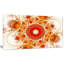 «Orange Fractal Pattern with Circles», impression sur toile-20866331
