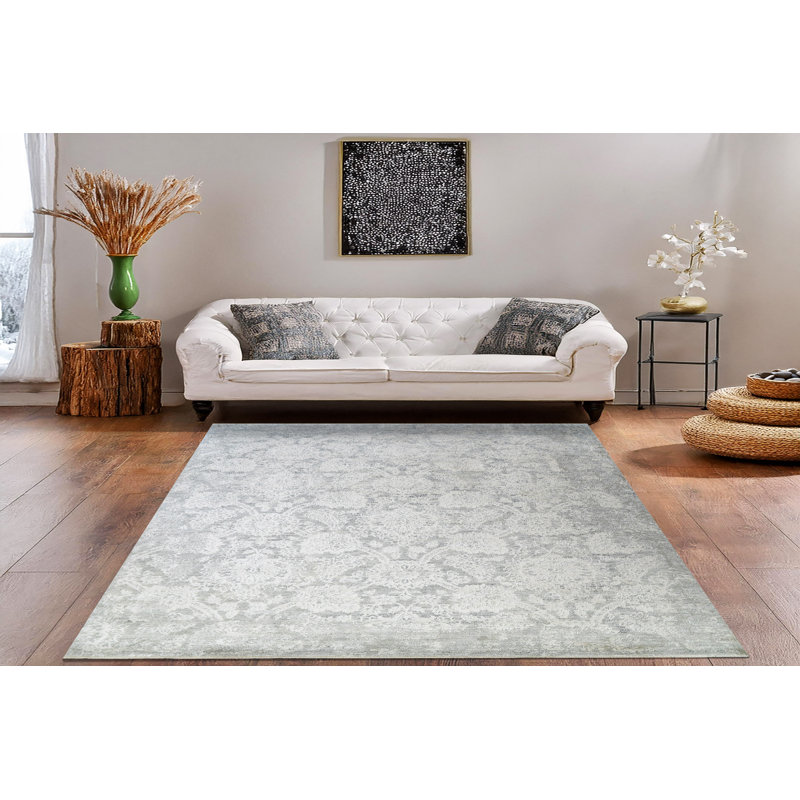 CANYON 15477-910 GREY/CREAM, Rectangle 7'10" x 10'2"