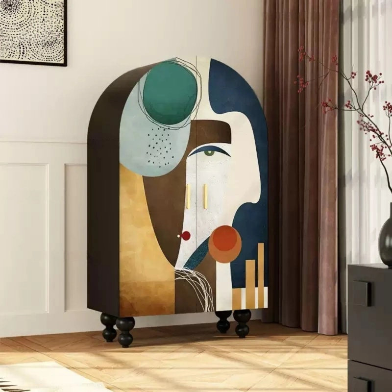 Modern Minimalist  Double Door Wardrobe