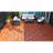 Acacia Wood Interlocking Deck Tiles Checker Pattern-113414144