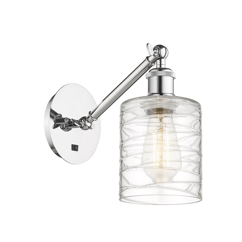 Shauna Armed Sconce, Incandescent, Polished Chrome
