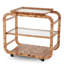 Trolley Mayfair Light Brown Mappa Burl Veneer-977567546