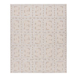 Rug & Kilim’S Scandinavian Rug In Blue With Beige And Cream Geometric Patterns