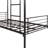 Twin Over Twin Bunk Bed, Metal Frame With Ladder-1630099487