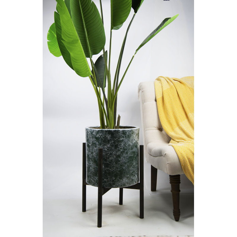 Lissowski Ceramic Pot Planter, Ebony
