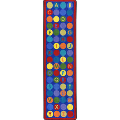 Kid Essentials Library Dots Area Rug