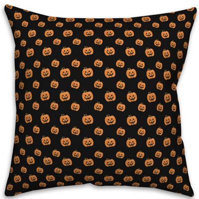  Pumpkin Pattern Throw Pillow