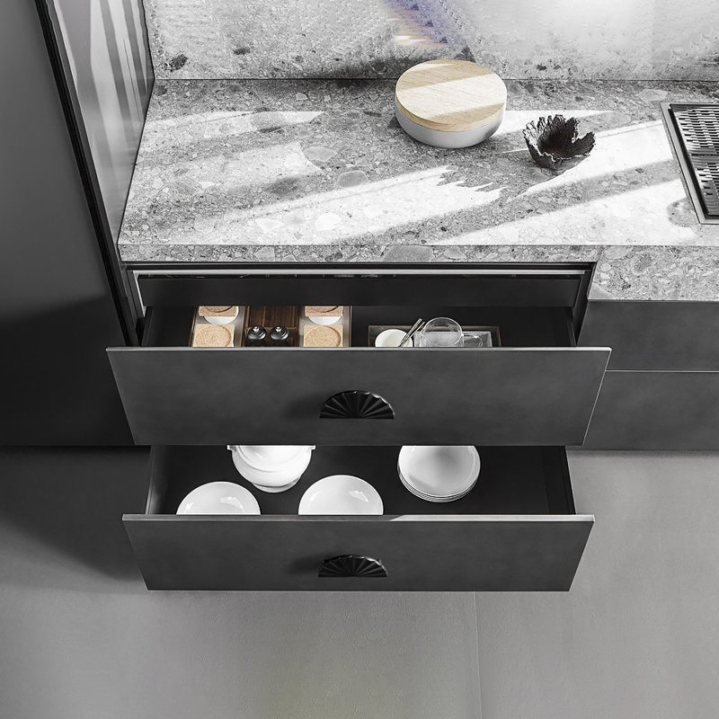2 1/2''Centre To Centre Cabinet Pull Multipack, Black