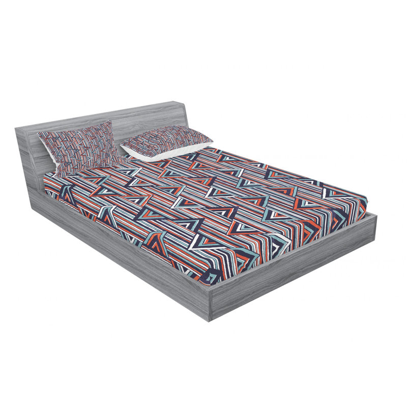 Microfiber Geometric Sheet Set